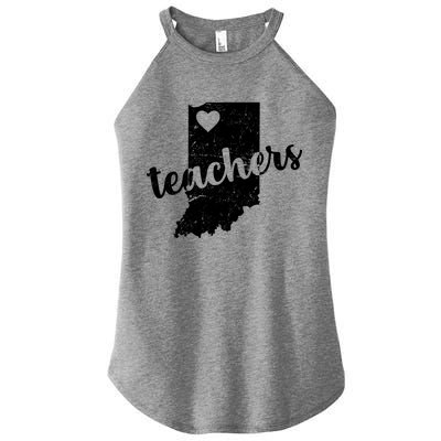 Red For Ed Indiana Teachers Women’s Perfect Tri Rocker Tank