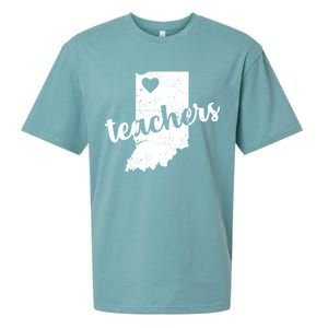 Red For Ed Indiana Teachers Sueded Cloud Jersey T-Shirt