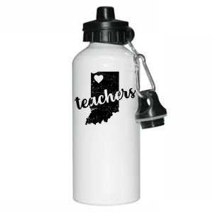 Red For Ed Indiana Teachers Aluminum Water Bottle