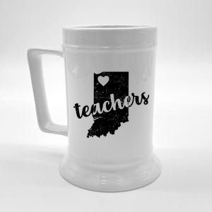 Red For Ed Indiana Teachers Beer Stein