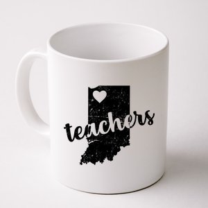 Red For Ed Indiana Teachers Coffee Mug