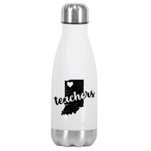 Red For Ed Indiana Teachers Stainless Steel Insulated Water Bottle