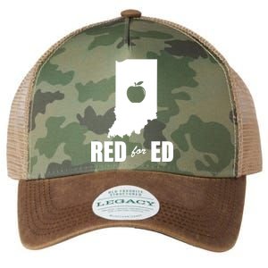 Red For Ed Indiana Teachers Apple Legacy Tie Dye Trucker Hat