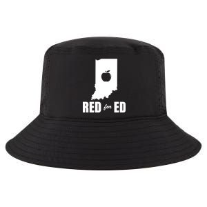 Red For Ed Indiana Teachers Apple Cool Comfort Performance Bucket Hat