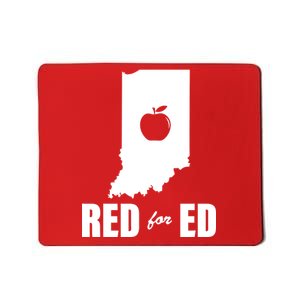 Red For Ed Indiana Teachers Apple Mousepad