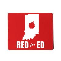 Red For Ed Indiana Teachers Apple Mousepad