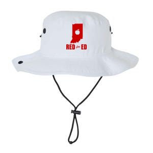 Red For Ed Indiana Teachers Apple Legacy Cool Fit Booney Bucket Hat