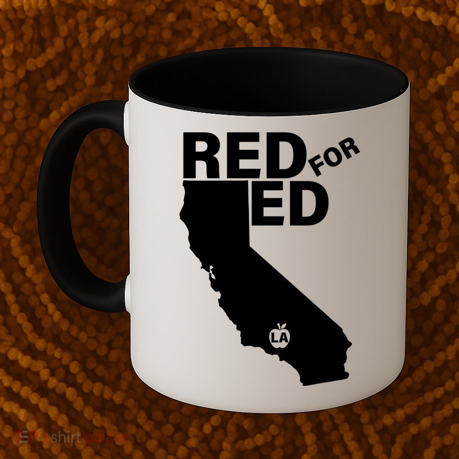 Red For Ed LA California  Mug
