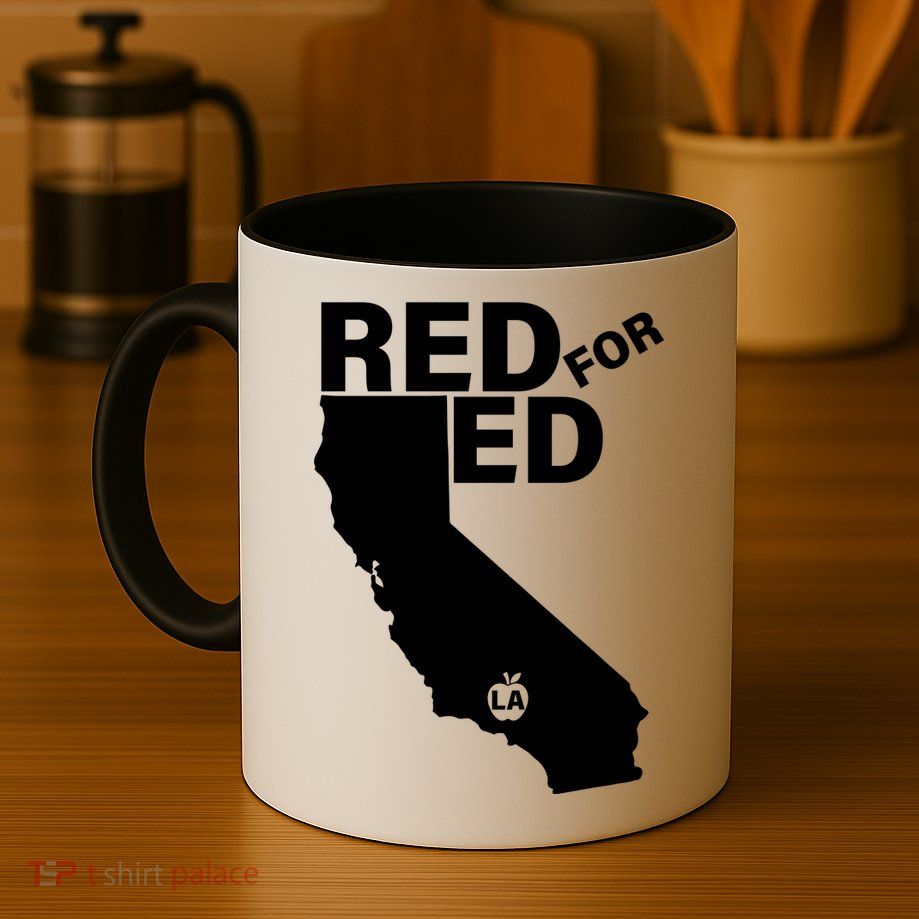Red For Ed LA California  Mug