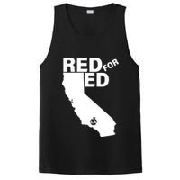 Red For Ed LA California  PosiCharge Competitor Tank