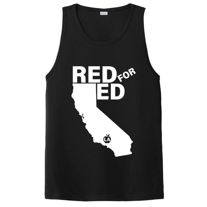 Red For Ed LA California  PosiCharge Competitor Tank