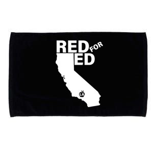 Red For Ed LA California  Microfiber Hand Towel