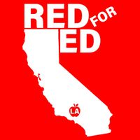 Red For Ed LA California  16 in Basic Backpack