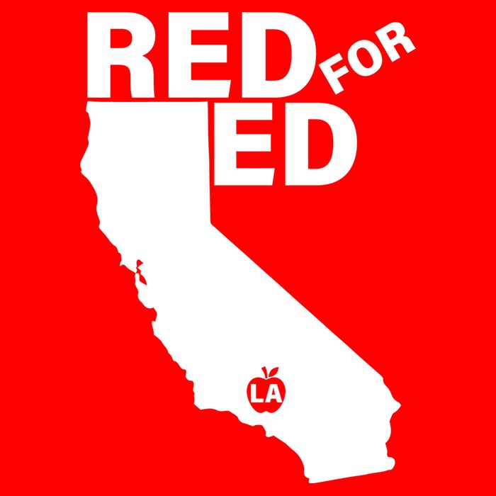 Red For Ed LA California  16 in Basic Backpack