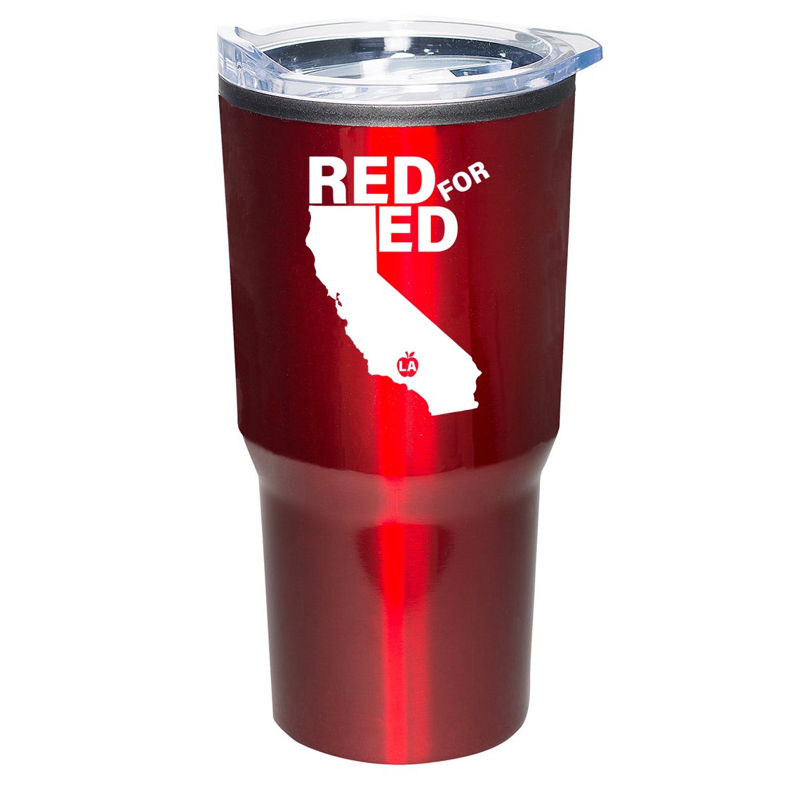 Red For Ed LA California  Tumbler