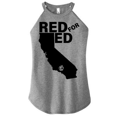 Red For Ed LA California  Women’s Perfect Tri Rocker Tank