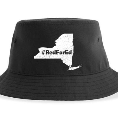 Red For Ed New York Sustainable Bucket Hat