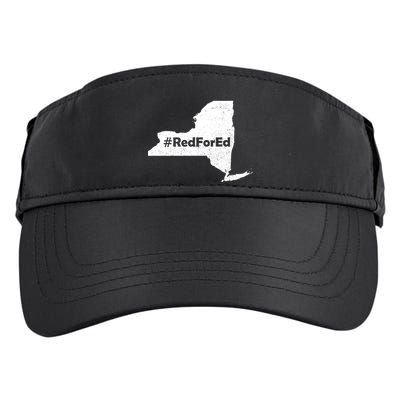 Red For Ed New York Adult Drive Performance Visor