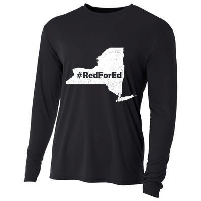 Red For Ed New York Cooling Performance Long Sleeve Crew