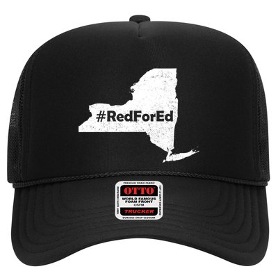 Red For Ed New York Trucker Hat