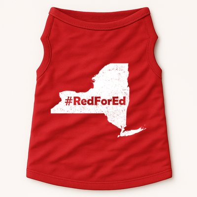 Red For Ed New York Doggie Tank