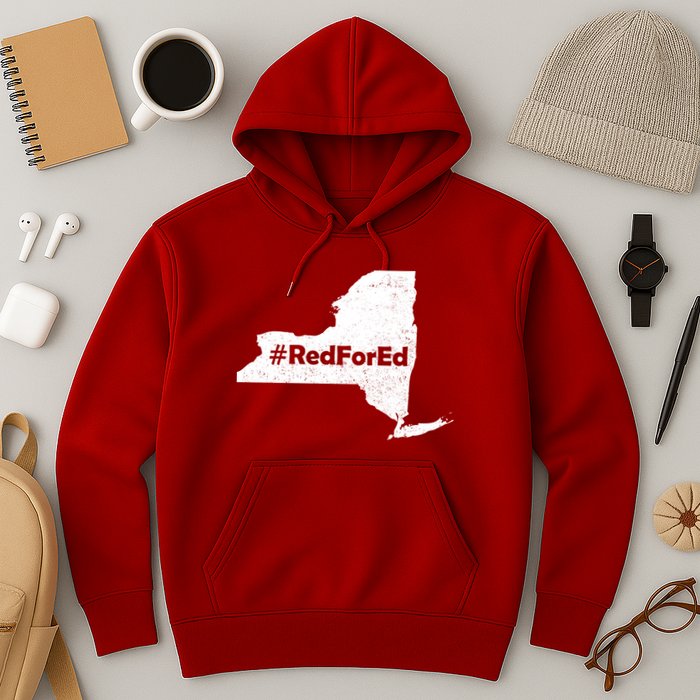 Red For Ed New York Hoodie