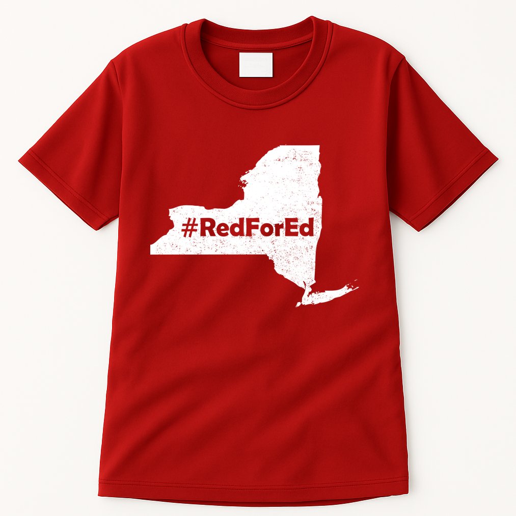 Red For Ed New York Tall T-Shirt