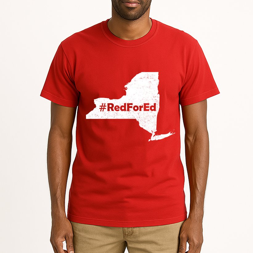Red For Ed New York Tall T-Shirt
