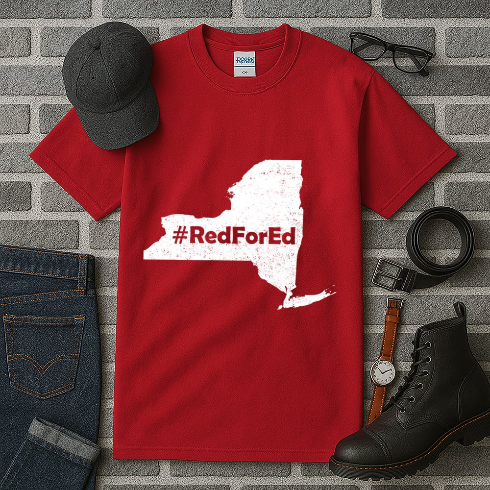 Red For Ed New York Tall T-Shirt