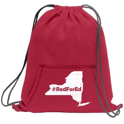 Red For Ed New York Sweatshirt Cinch Pack Bag