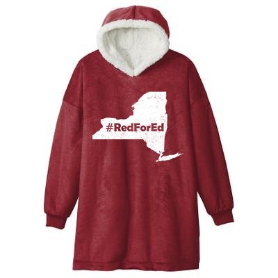 Red For Ed New York Hooded Wearable Blanket