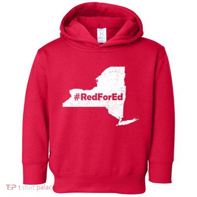Red For Ed New York Toddler Hoodie