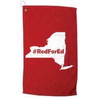 Red For Ed New York Golf Towel