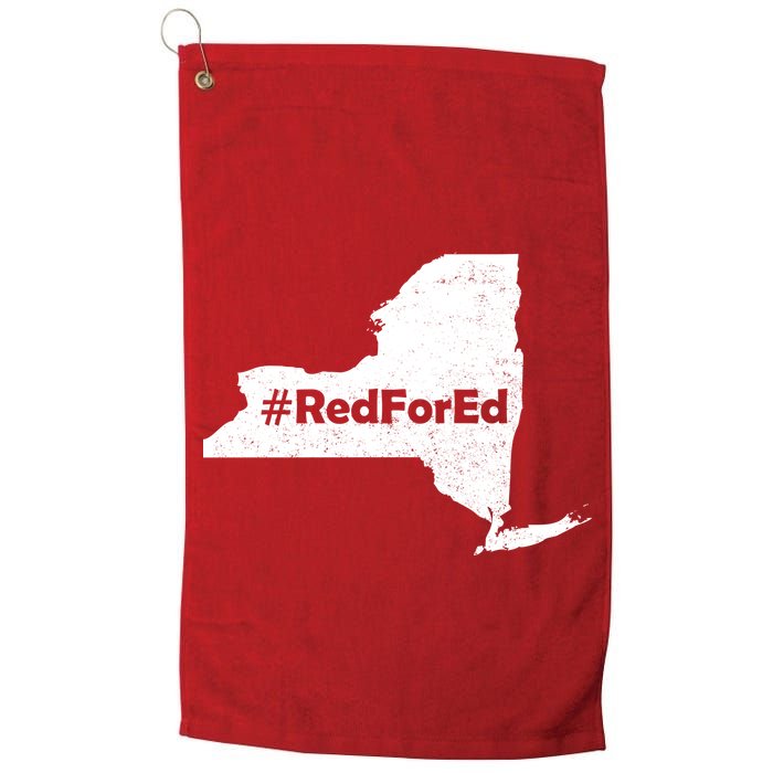 Red For Ed New York Golf Towel