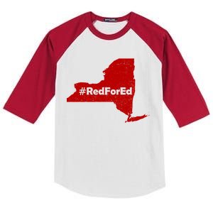 Red For Ed New York Kids Colorblock Raglan Jersey