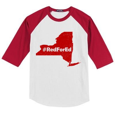 Red For Ed New York Kids Colorblock Raglan Jersey