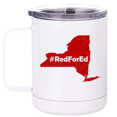 Red For Ed New York 12 oz Stainless Steel Tumbler Cup