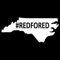  Red For Ed North Carolina State Map Backpack