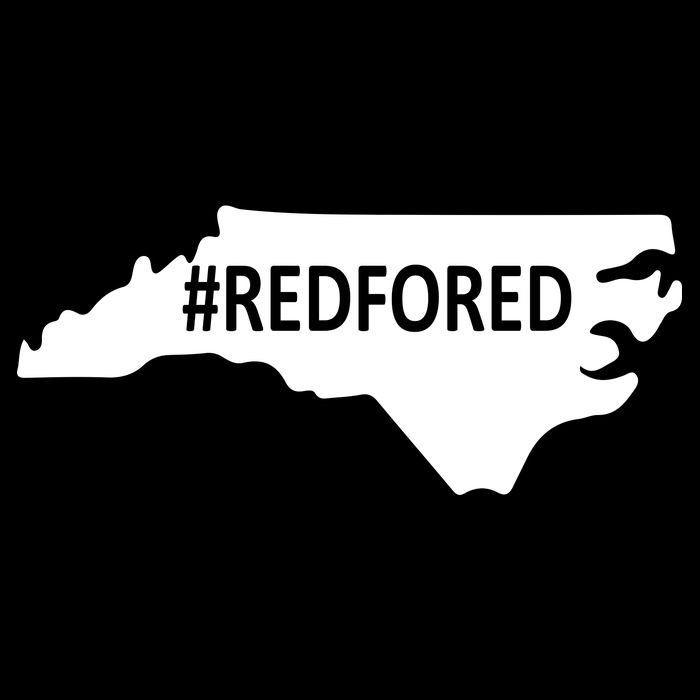  Red For Ed North Carolina State Map Backpack