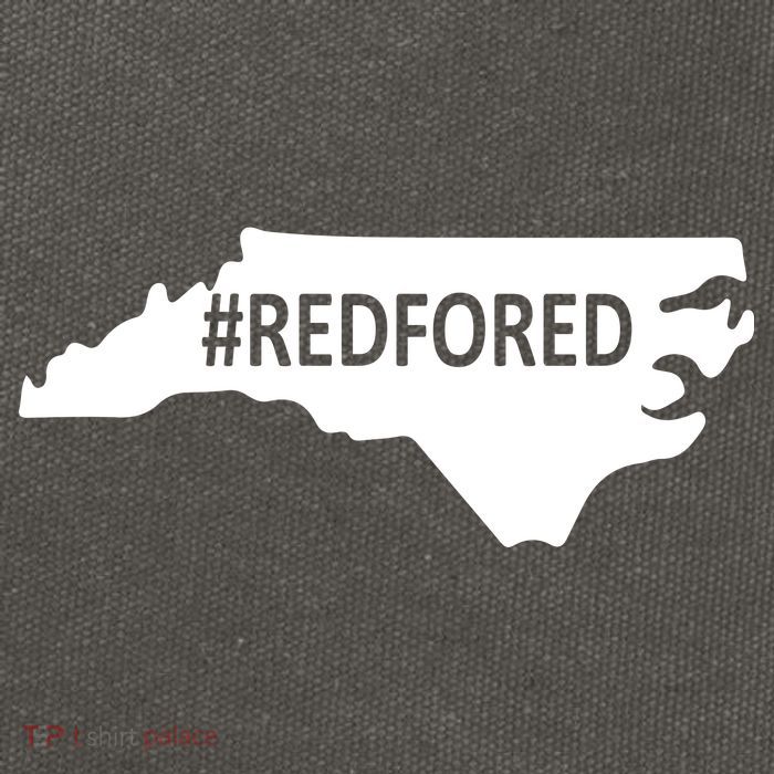  Red For Ed North Carolina State Map Cotton Canvas Backpack