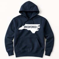  Red For Ed North Carolina State Map Hoodie