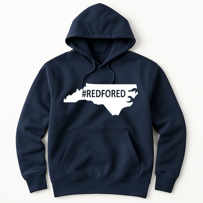  Red For Ed North Carolina State Map Hoodie