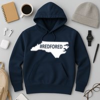  Red For Ed North Carolina State Map Hoodie