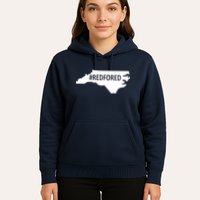  Red For Ed North Carolina State Map Hoodie