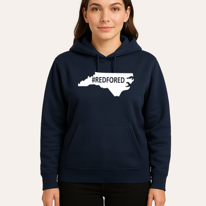  Red For Ed North Carolina State Map Hoodie