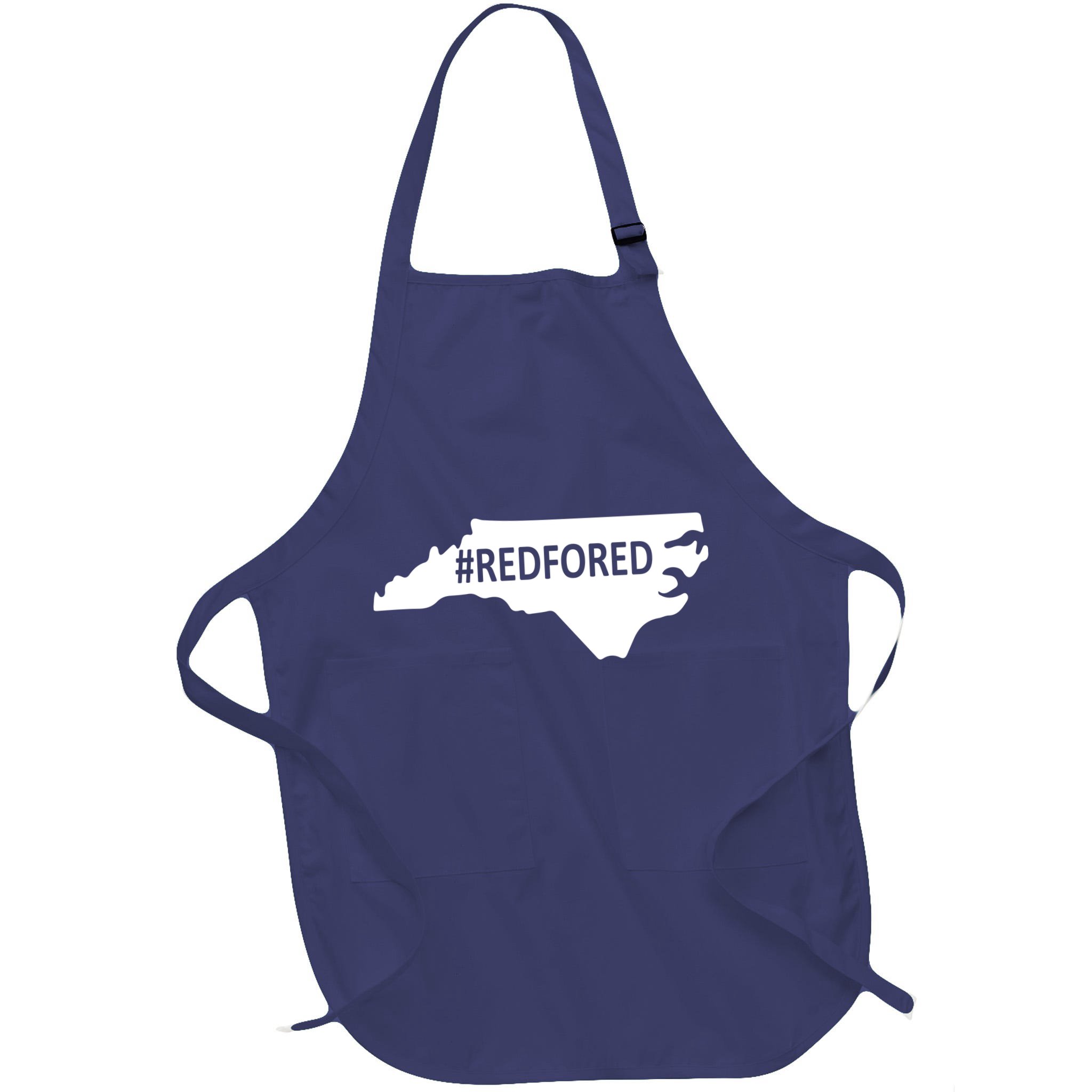  Red For Ed North Carolina State Map Apron