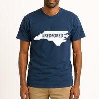  Red For Ed North Carolina State Map Tall T-Shirt
