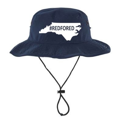  Red For Ed North Carolina State Map Bucket Hat