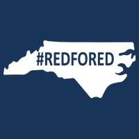  Red For Ed North Carolina State Map Cooling Performance Long Sleeve Crew