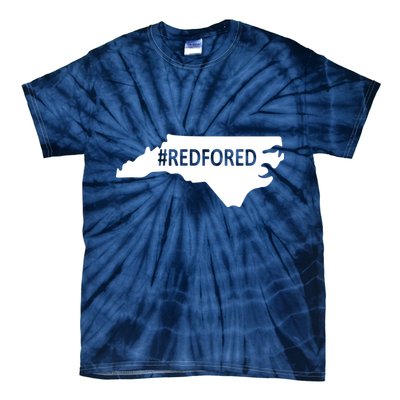  Red For Ed North Carolina State Map Tie-Dye T-Shirt